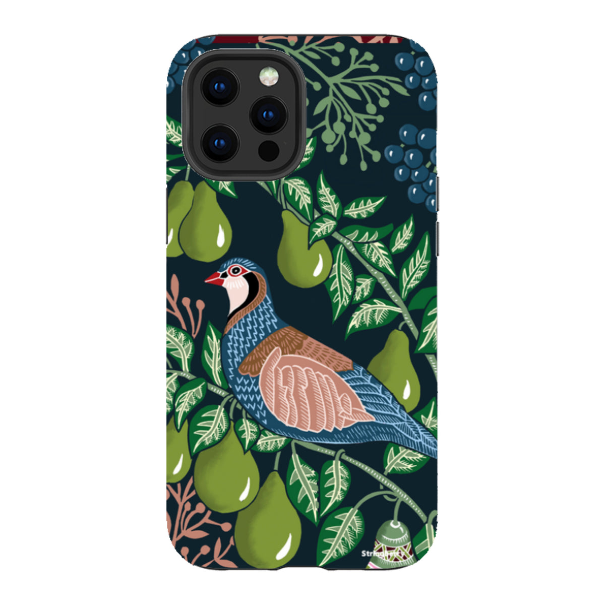 iPhone Tough Case - Partridge In Pear Tree By Kate Heiss