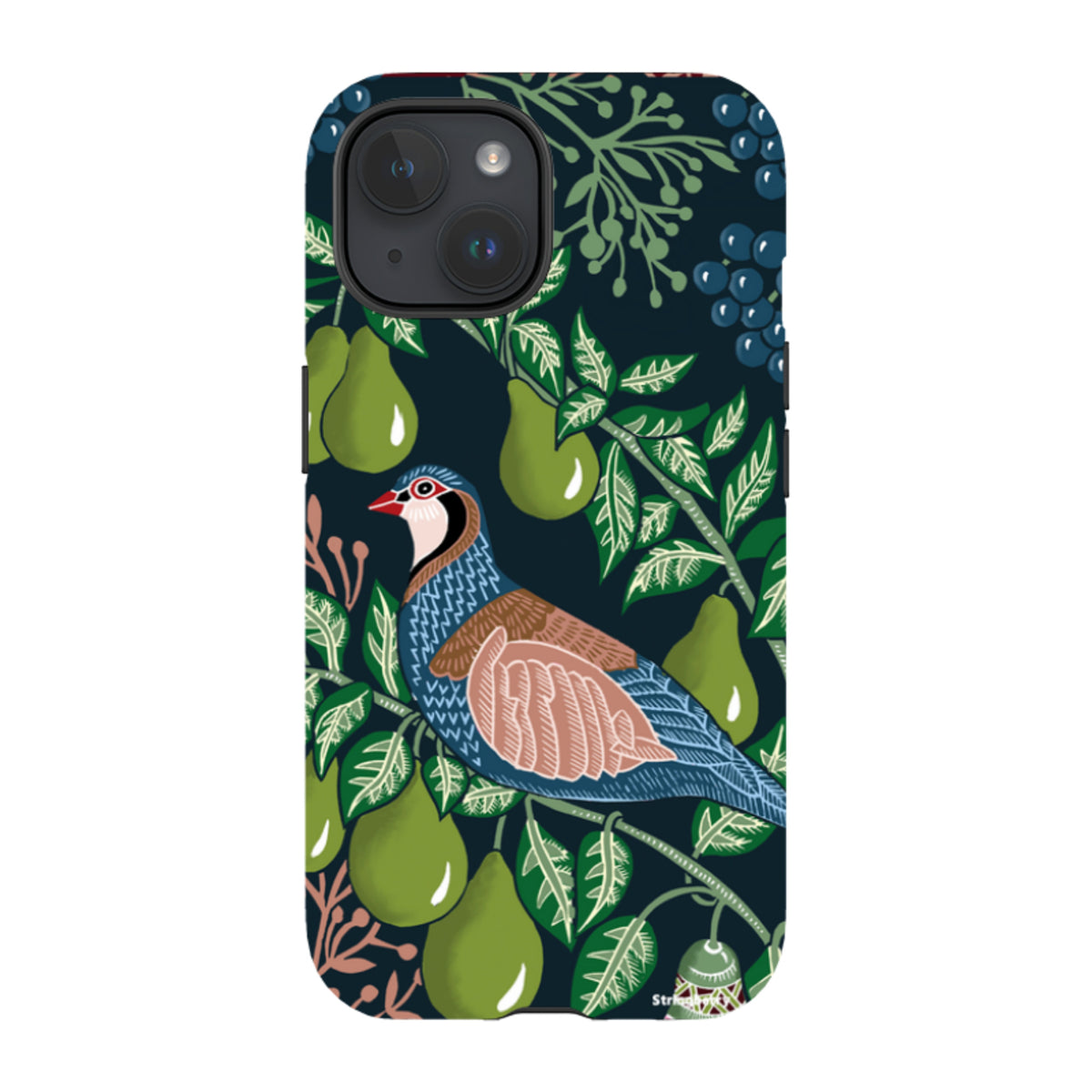 iPhone Tough Case - Partridge In Pear Tree By Kate Heiss
