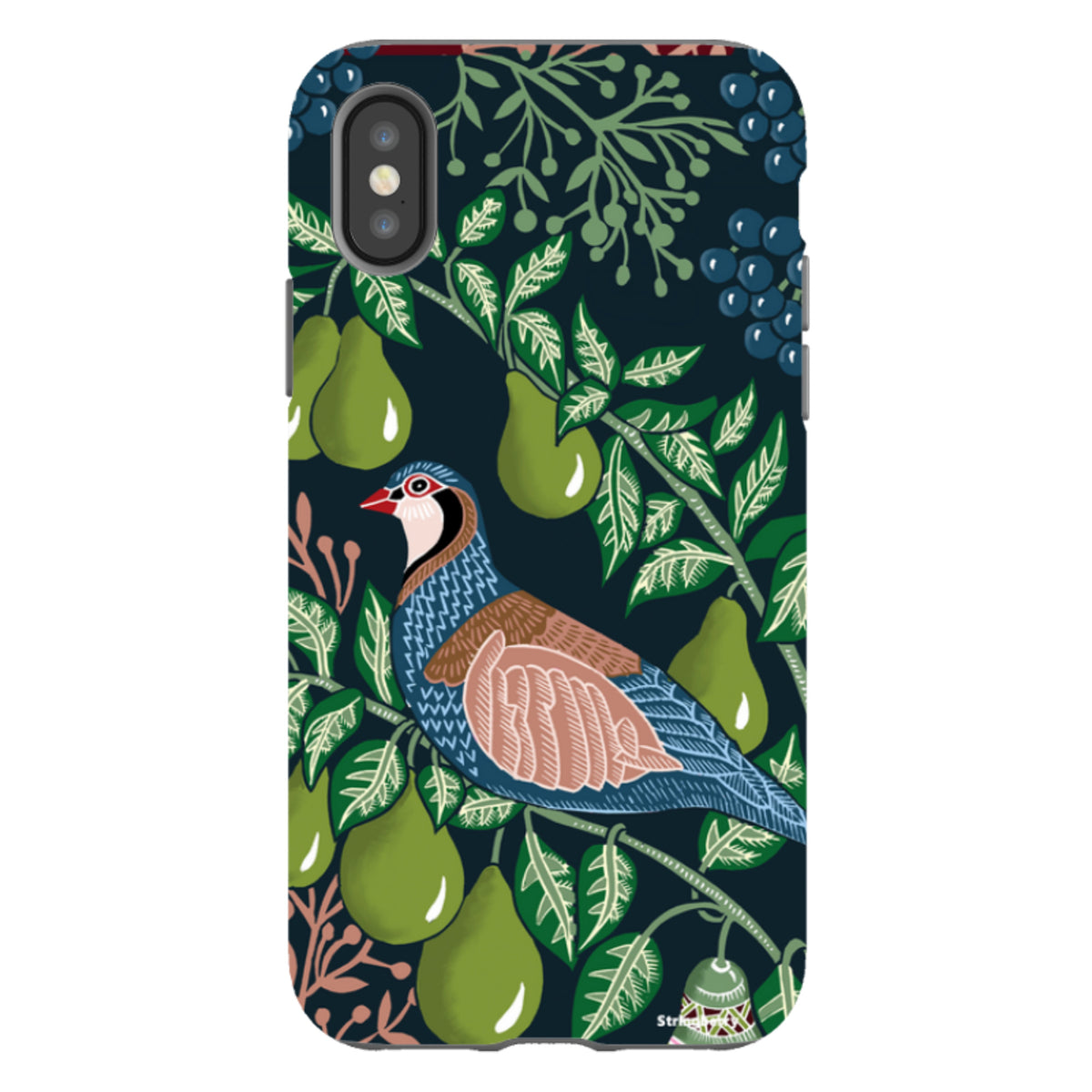 iPhone Tough Case - Partridge In Pear Tree By Kate Heiss