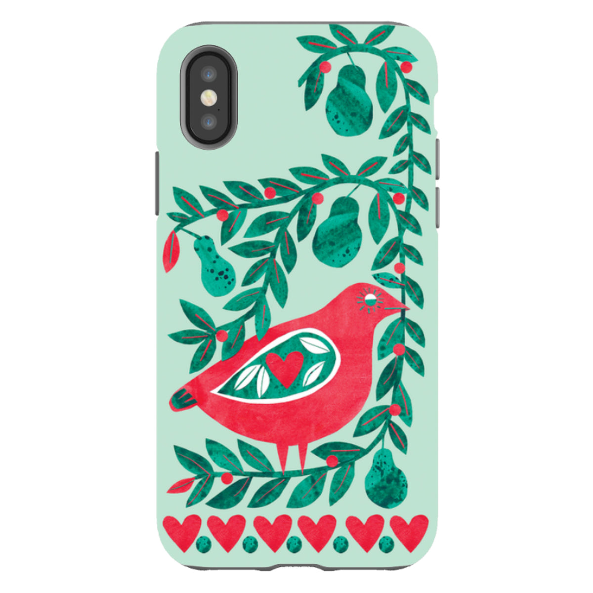 iPhone Tough Case - Partridge With Pears By Tracey English