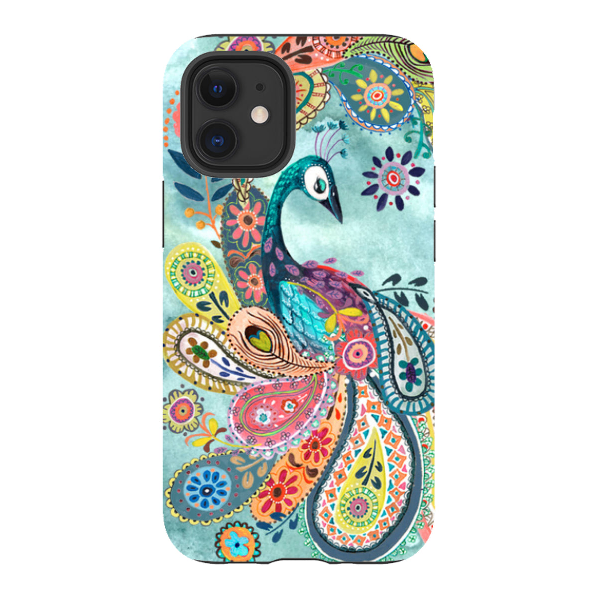 iPhone Tough Case - Peacock Dreams By Caroline Bonne Muller
