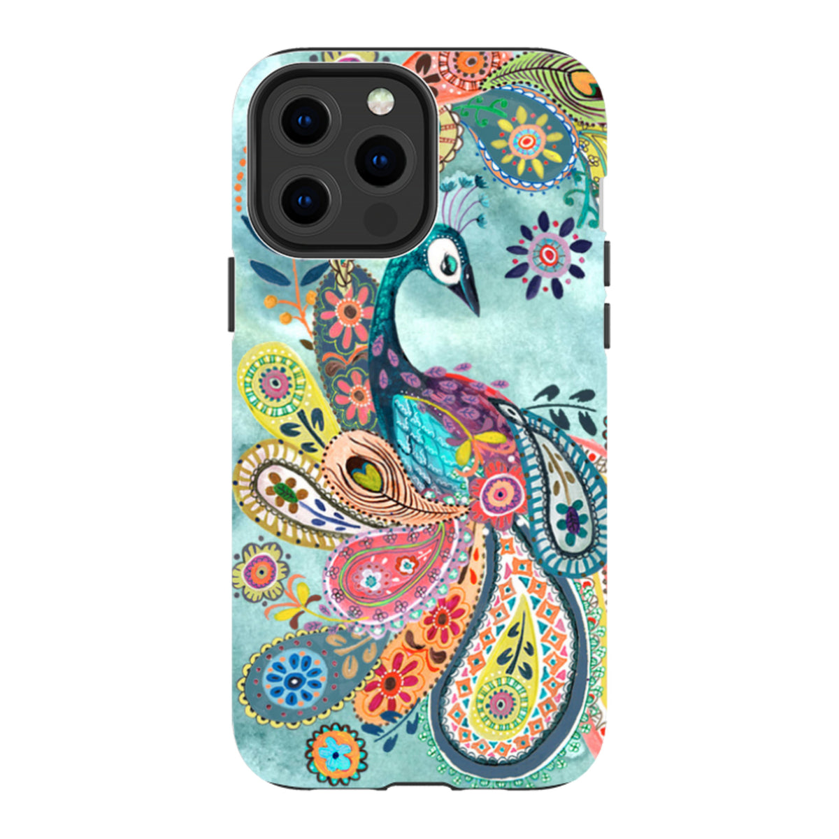 iPhone Tough Case - Peacock Dreams By Caroline Bonne Muller