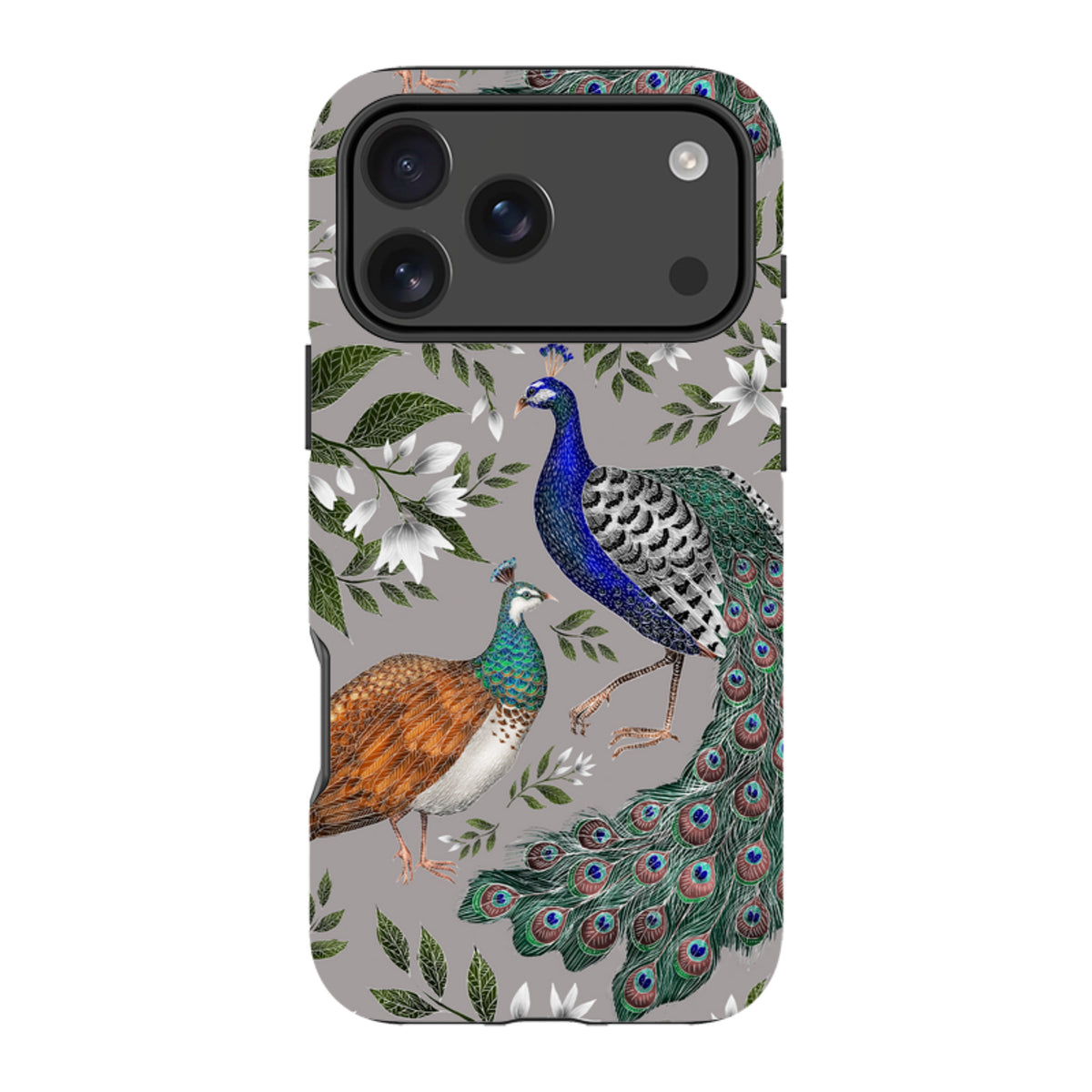 iPhone Tough Case - Peahen And Peacock By Catherine Rowe