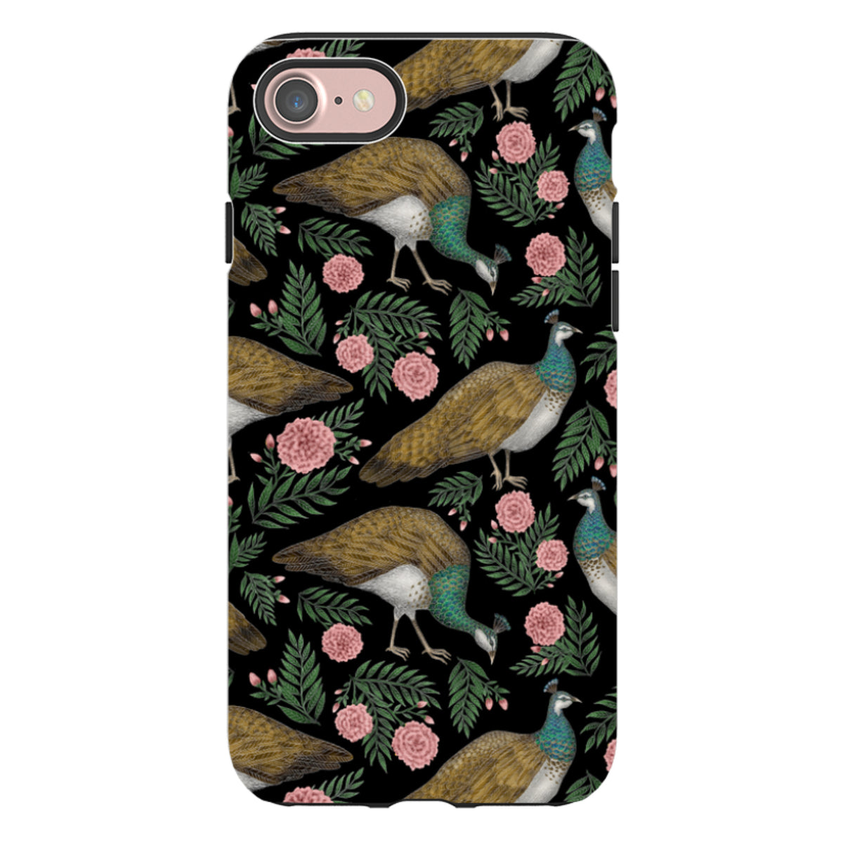 iPhone Tough Case - Peahen By Catherine Rowe