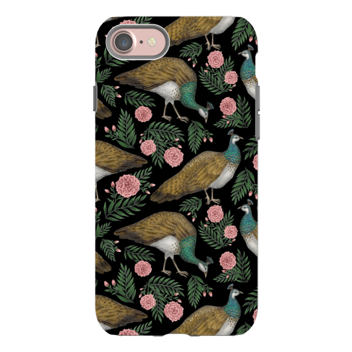 iPhone Tough Case - Peahen By Catherine Rowe