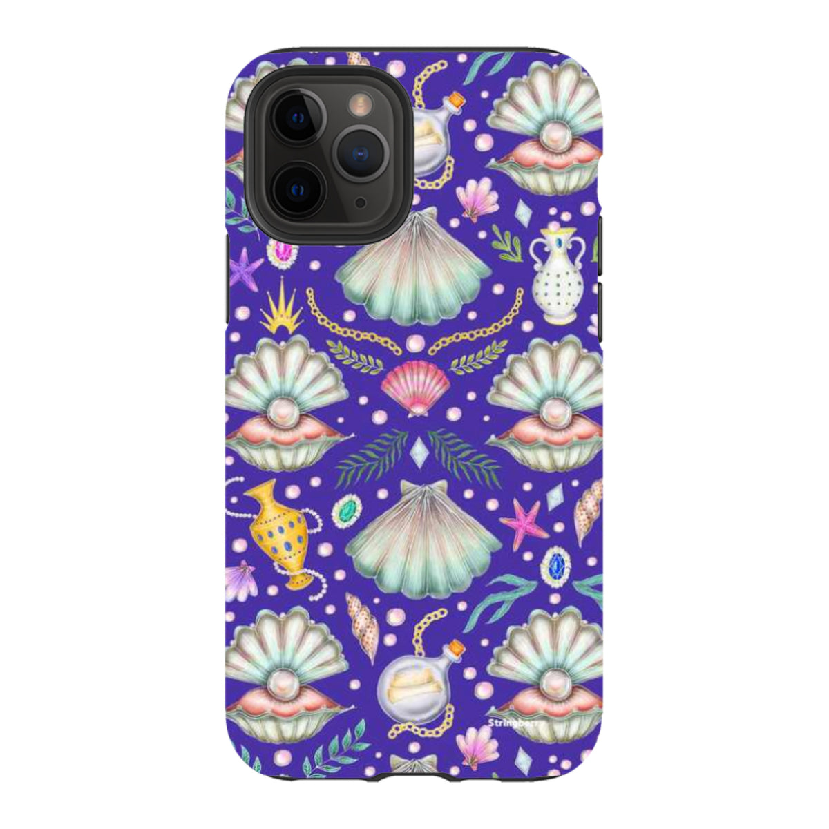iPhone Tough Case - Pearl's Fantasy Indigo By Catherine Rowe
