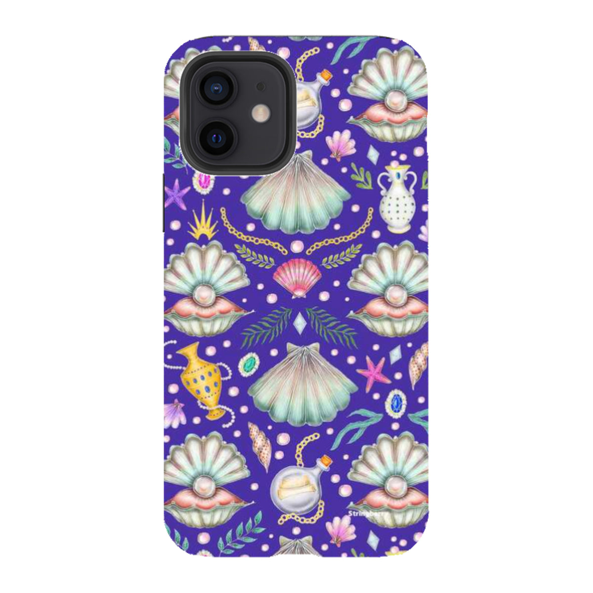 iPhone Tough Case - Pearl's Fantasy Indigo By Catherine Rowe