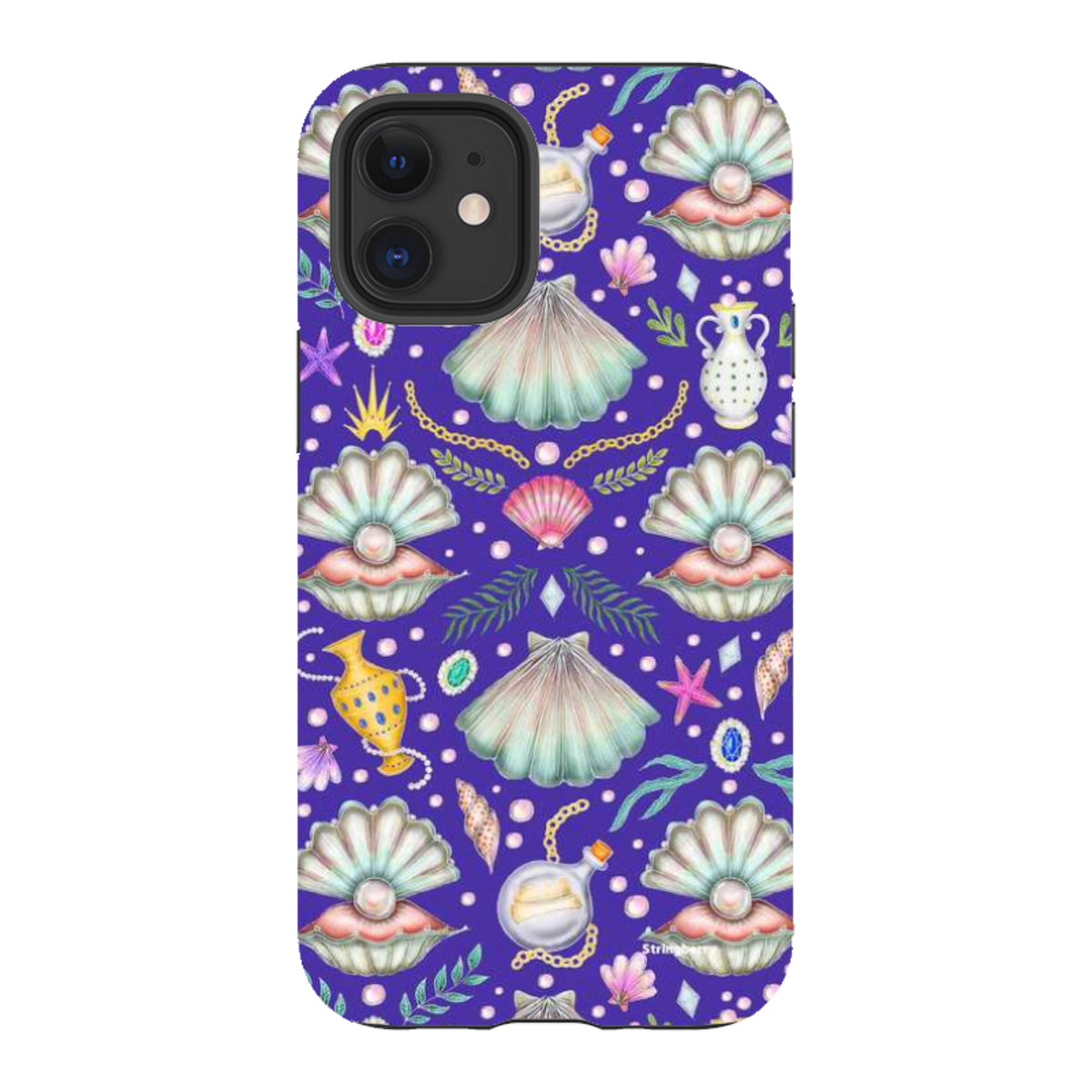 iPhone Tough Case - Pearl's Fantasy Indigo By Catherine Rowe