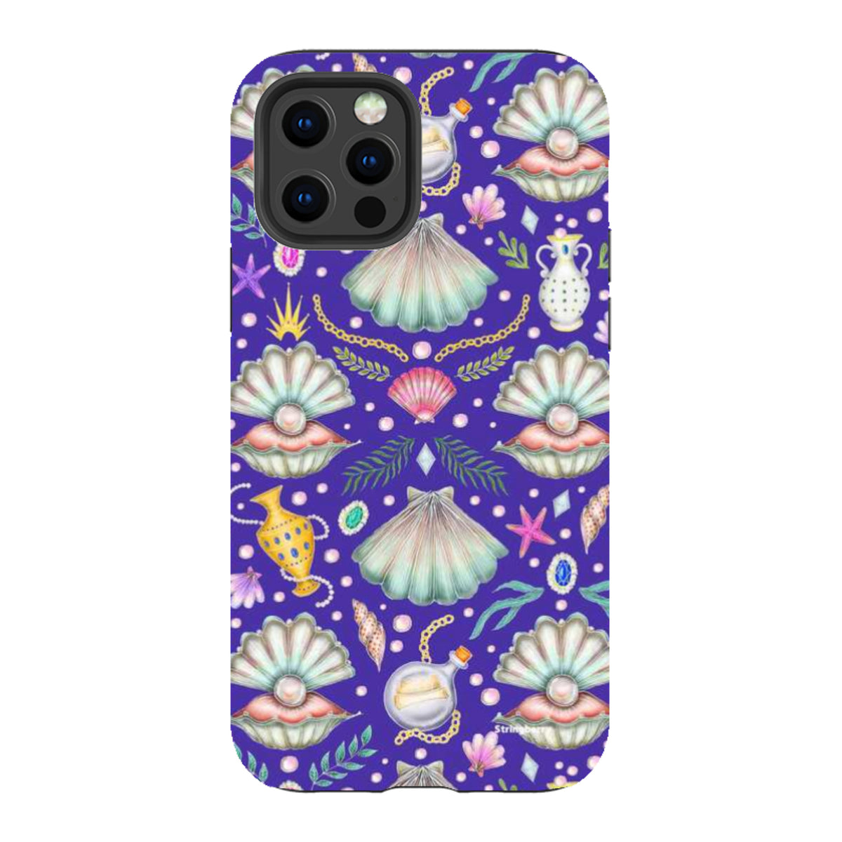 iPhone Tough Case - Pearl's Fantasy Indigo By Catherine Rowe