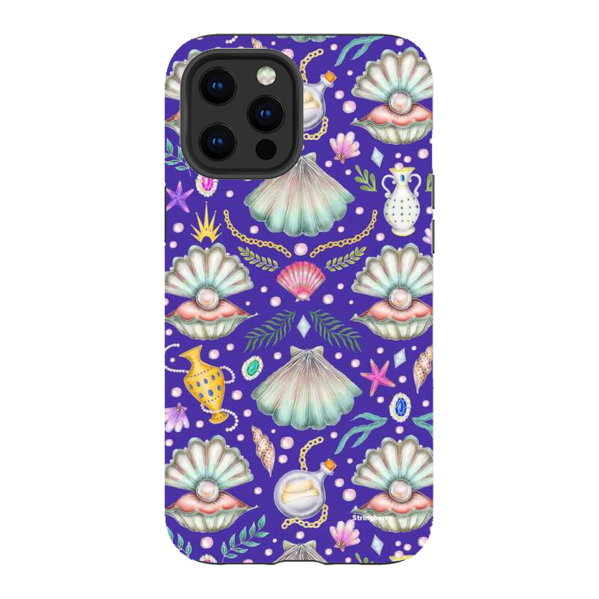 iPhone Tough Case - Pearl's Fantasy Indigo By Catherine Rowe