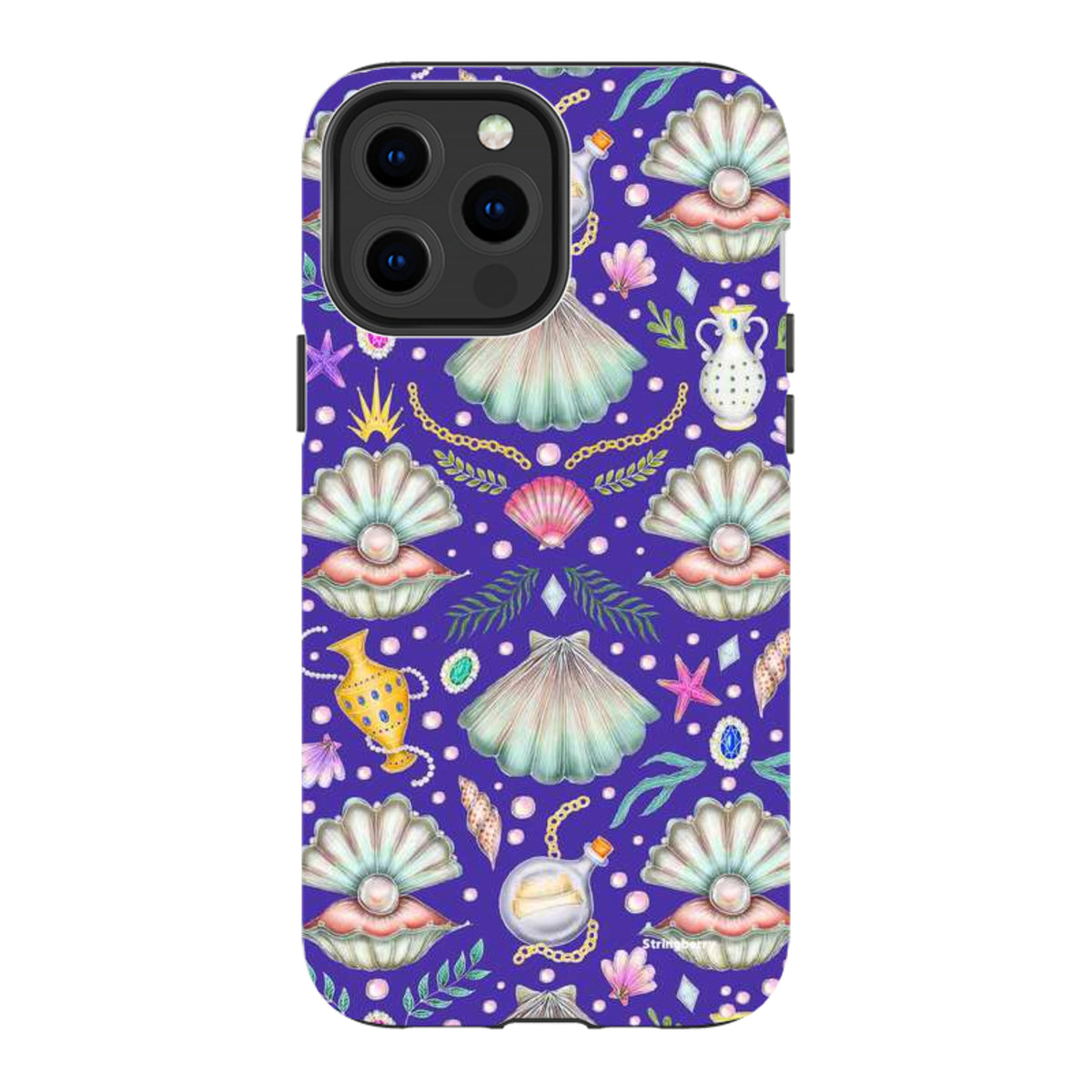 iPhone Tough Case - Pearl's Fantasy Indigo By Catherine Rowe