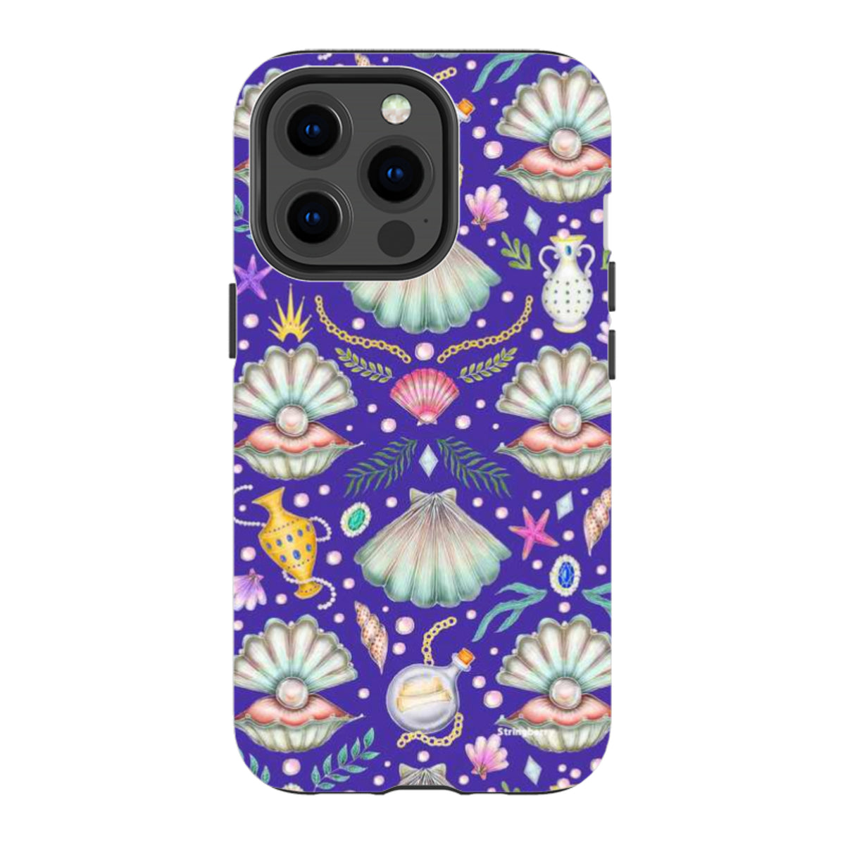 iPhone Tough Case - Pearl's Fantasy Indigo By Catherine Rowe