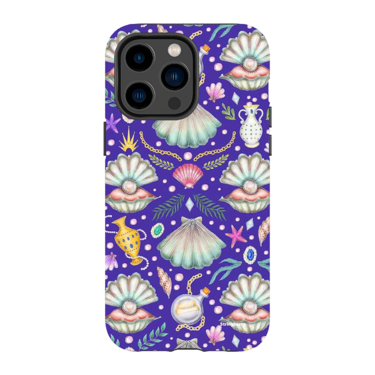 iPhone Tough Case - Pearl's Fantasy Indigo By Catherine Rowe