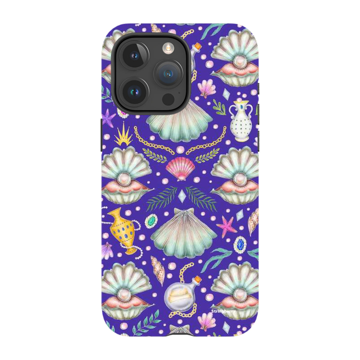 iPhone Tough Case - Pearl's Fantasy Indigo By Catherine Rowe
