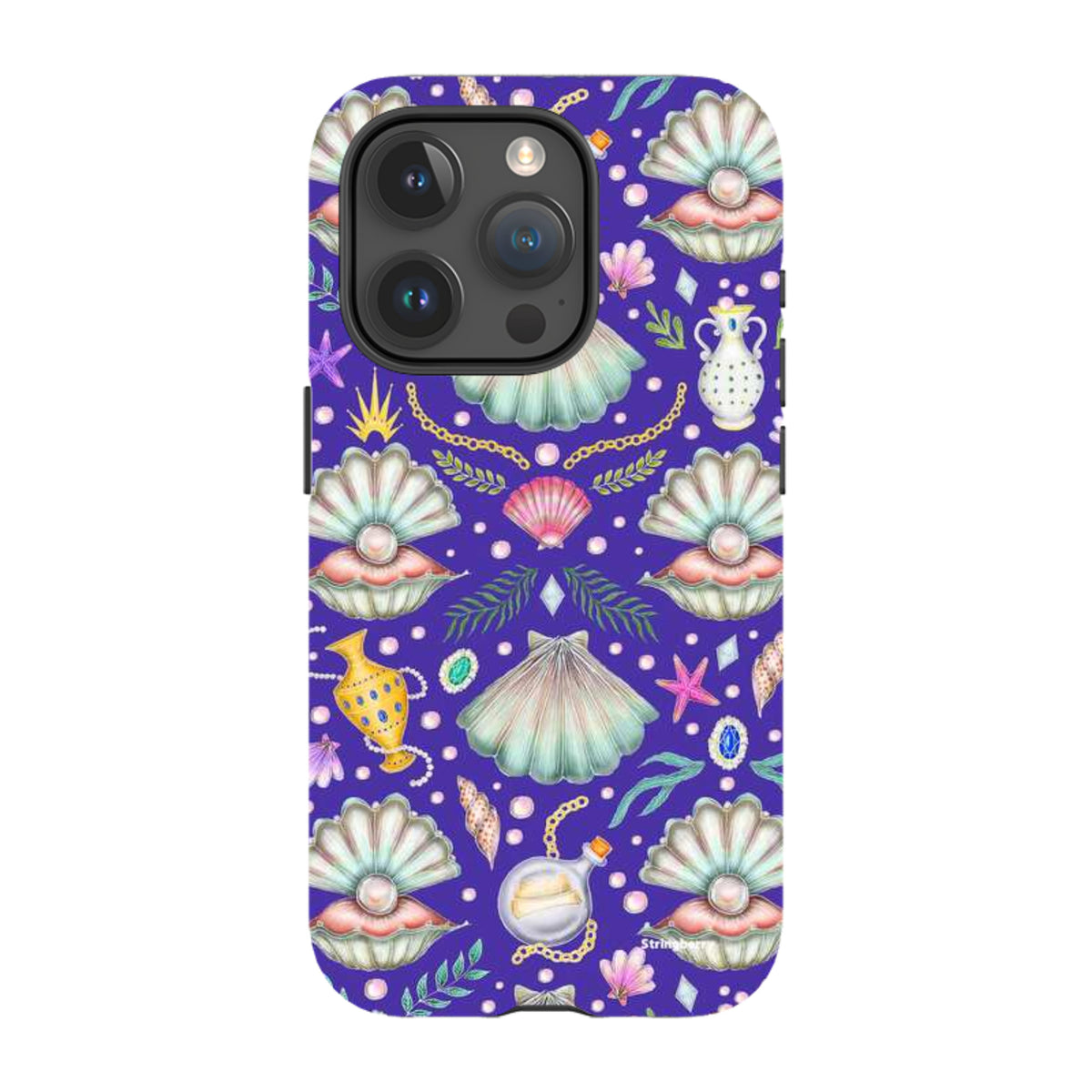 iPhone Tough Case - Pearl's Fantasy Indigo By Catherine Rowe