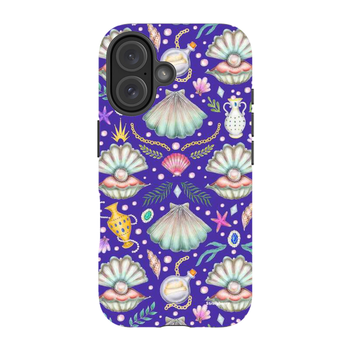 iPhone Tough Case - Pearl's Fantasy Indigo By Catherine Rowe