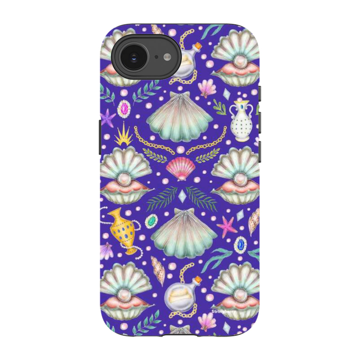 iPhone Tough Case - Pearl's Fantasy Indigo By Catherine Rowe