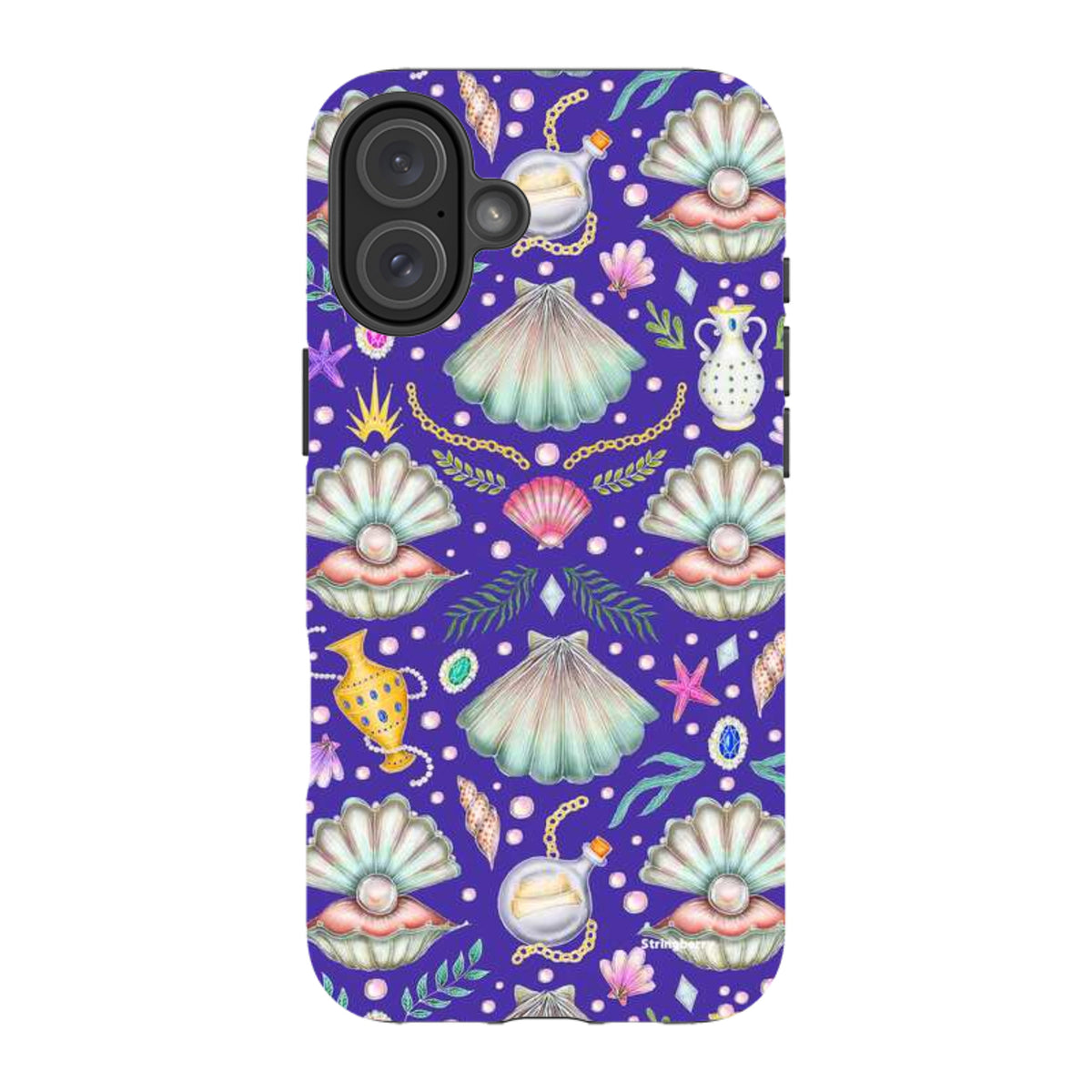 iPhone Tough Case - Pearl's Fantasy Indigo By Catherine Rowe