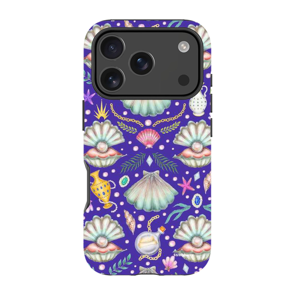 iPhone Tough Case - Pearl's Fantasy Indigo By Catherine Rowe