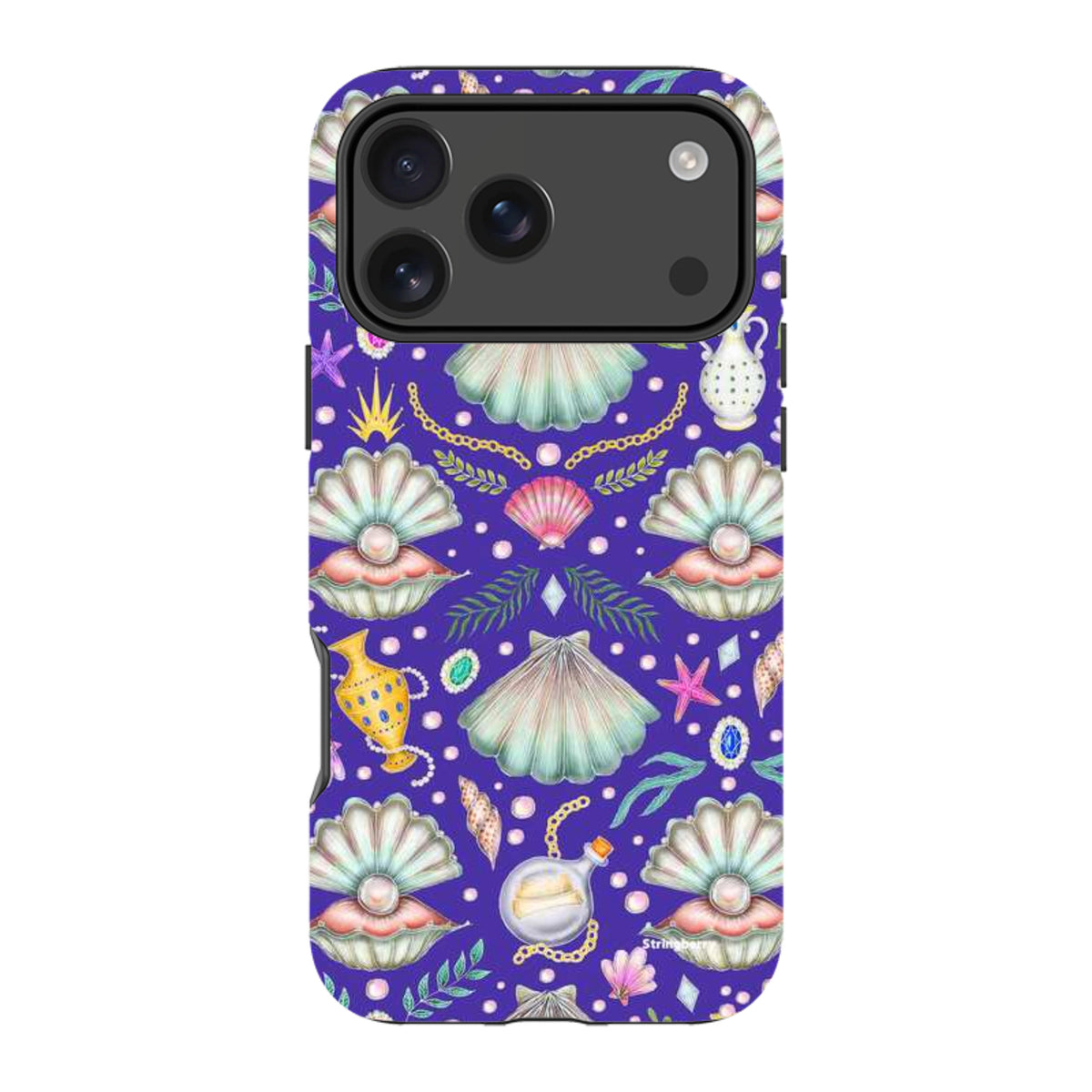 iPhone Tough Case - Pearl's Fantasy Indigo By Catherine Rowe