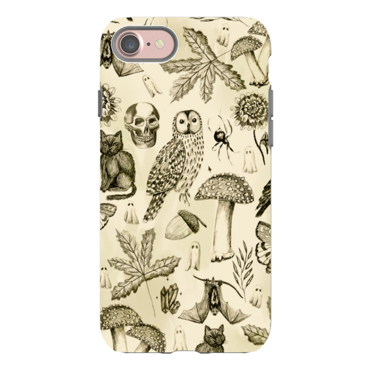 iPhone Tough Case - Pencil Fall By Abby Jacobs