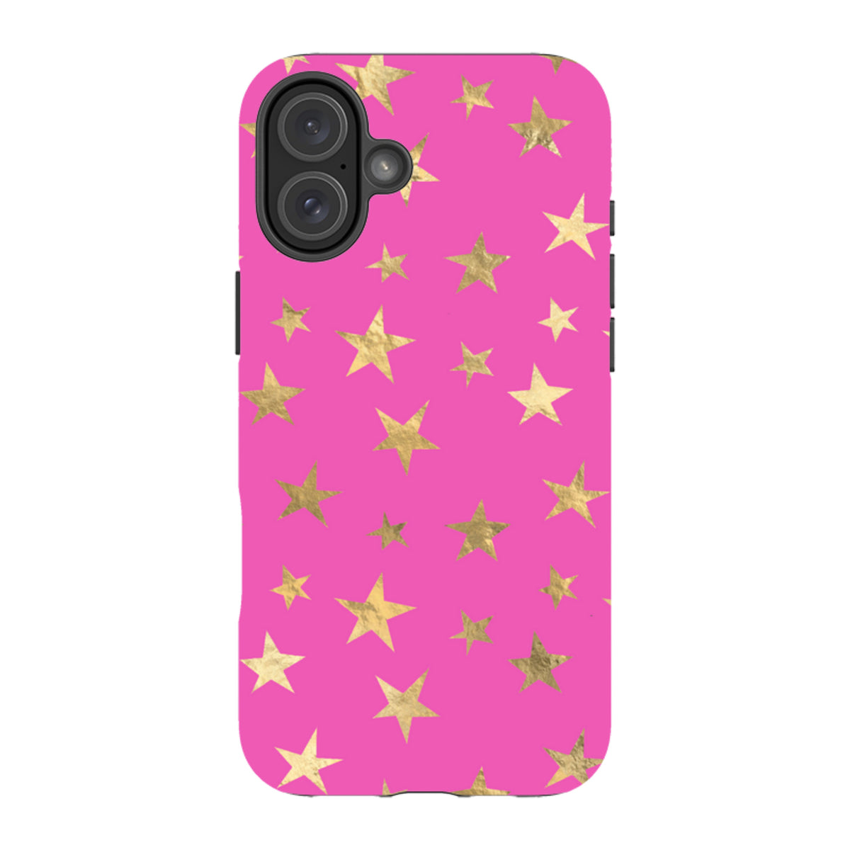 iPhone Tough Case - Pink and Gold Stars