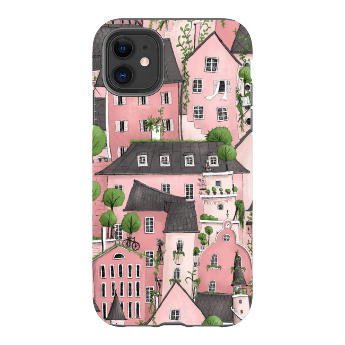 iPhone Tough Case - Pink City By Maja Lindberg