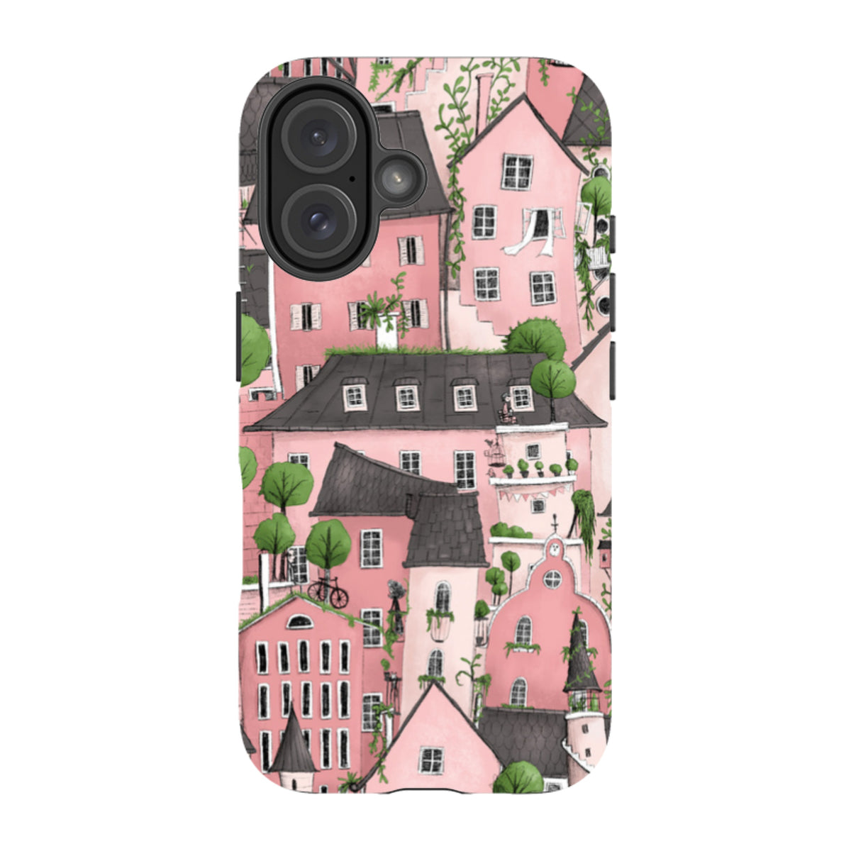 iPhone Tough Case - Pink City By Maja Lindberg