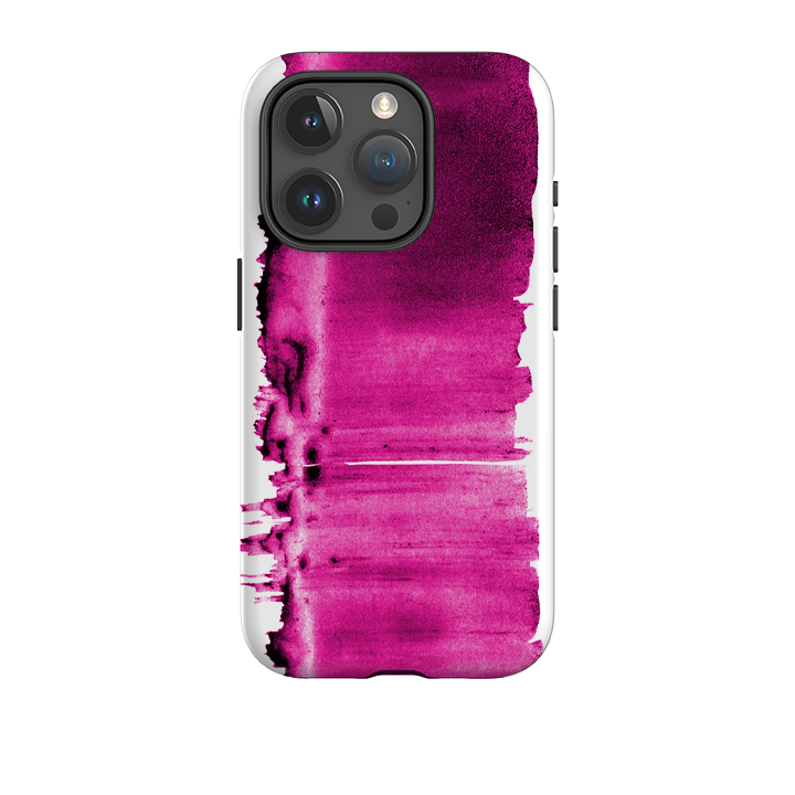 iPhone Tough Case - Pink Ink By Kitty Joseph