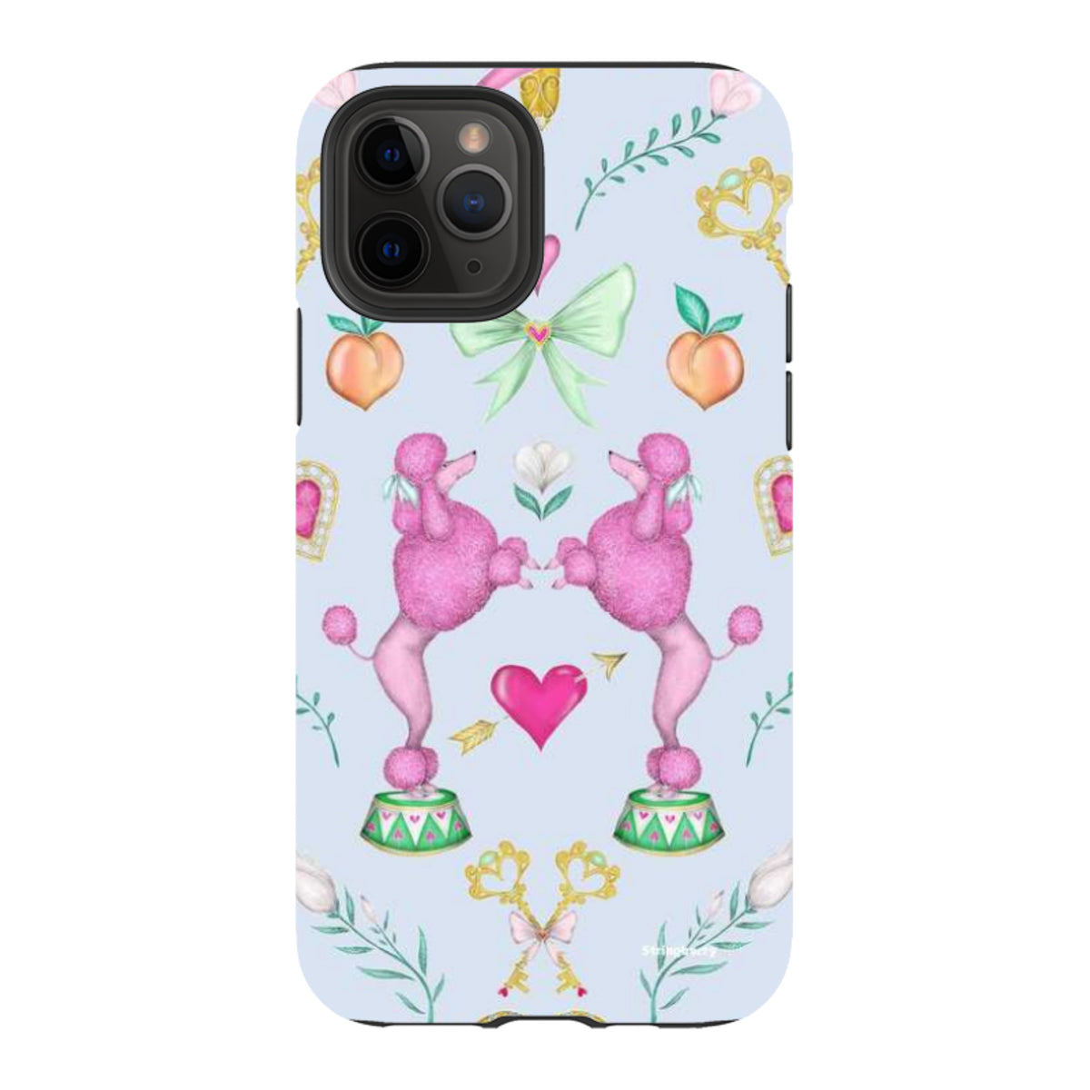 iPhone Tough Case - Pink Poodle Parlour Powder By Catherine Rowe