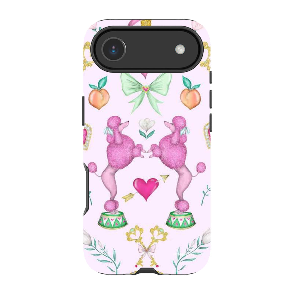 iPhone Tough Case - Pink Poodle Parlour Sugar By Catherine Rowe
