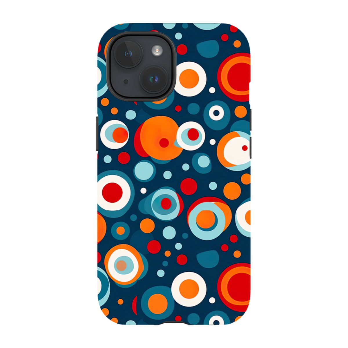 iPhone Tough Case - Planet Polka