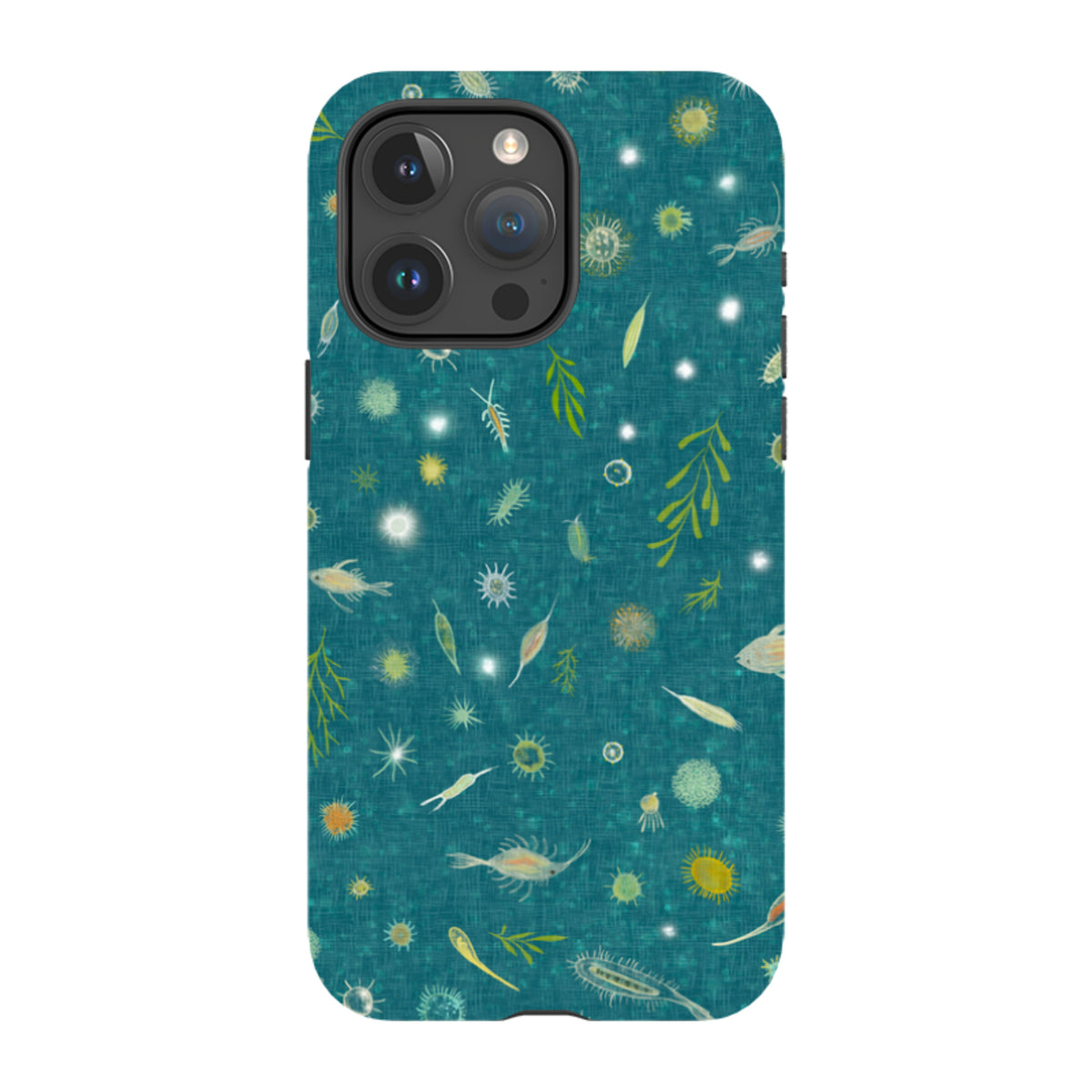iPhone Tough Case - Plankton Light - Steel Blue By Katherine Quinn