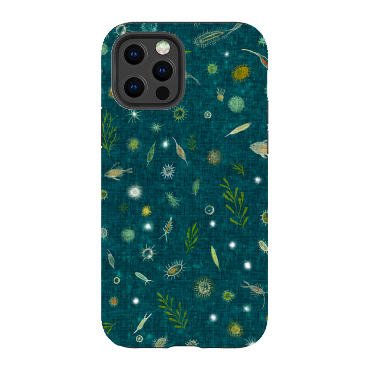 iPhone Tough Case - Plankton - Steel Blue By Katherine Quinn