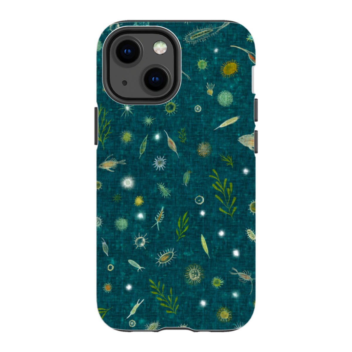 iPhone Tough Case - Plankton - Steel Blue By Katherine Quinn