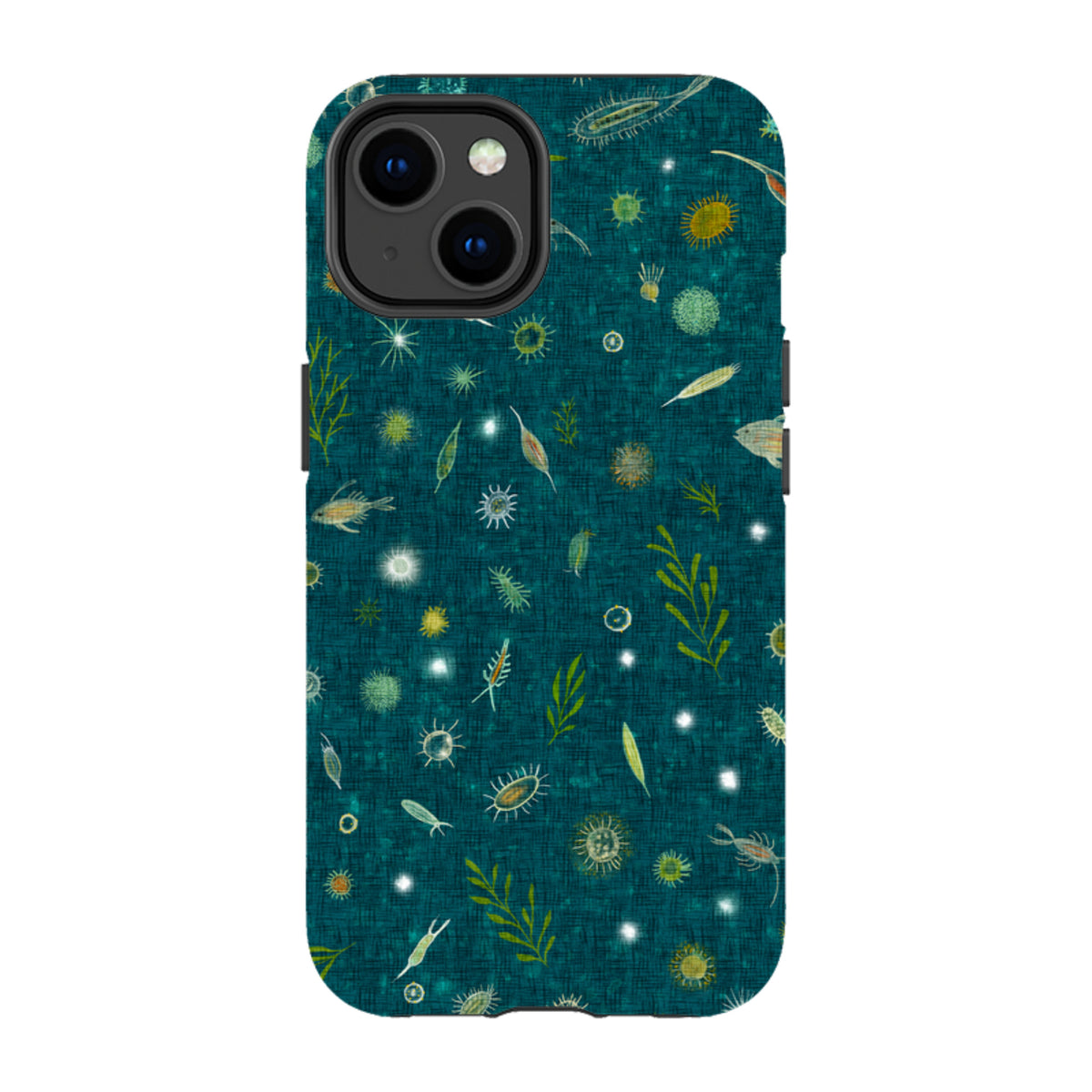 iPhone Tough Case - Plankton - Steel Blue By Katherine Quinn