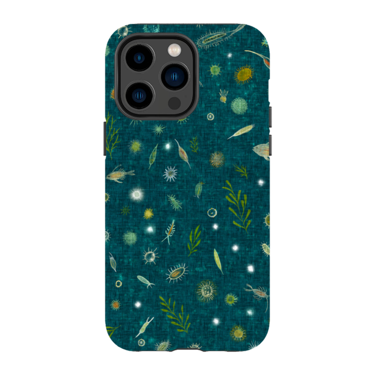 iPhone Tough Case - Plankton - Steel Blue By Katherine Quinn