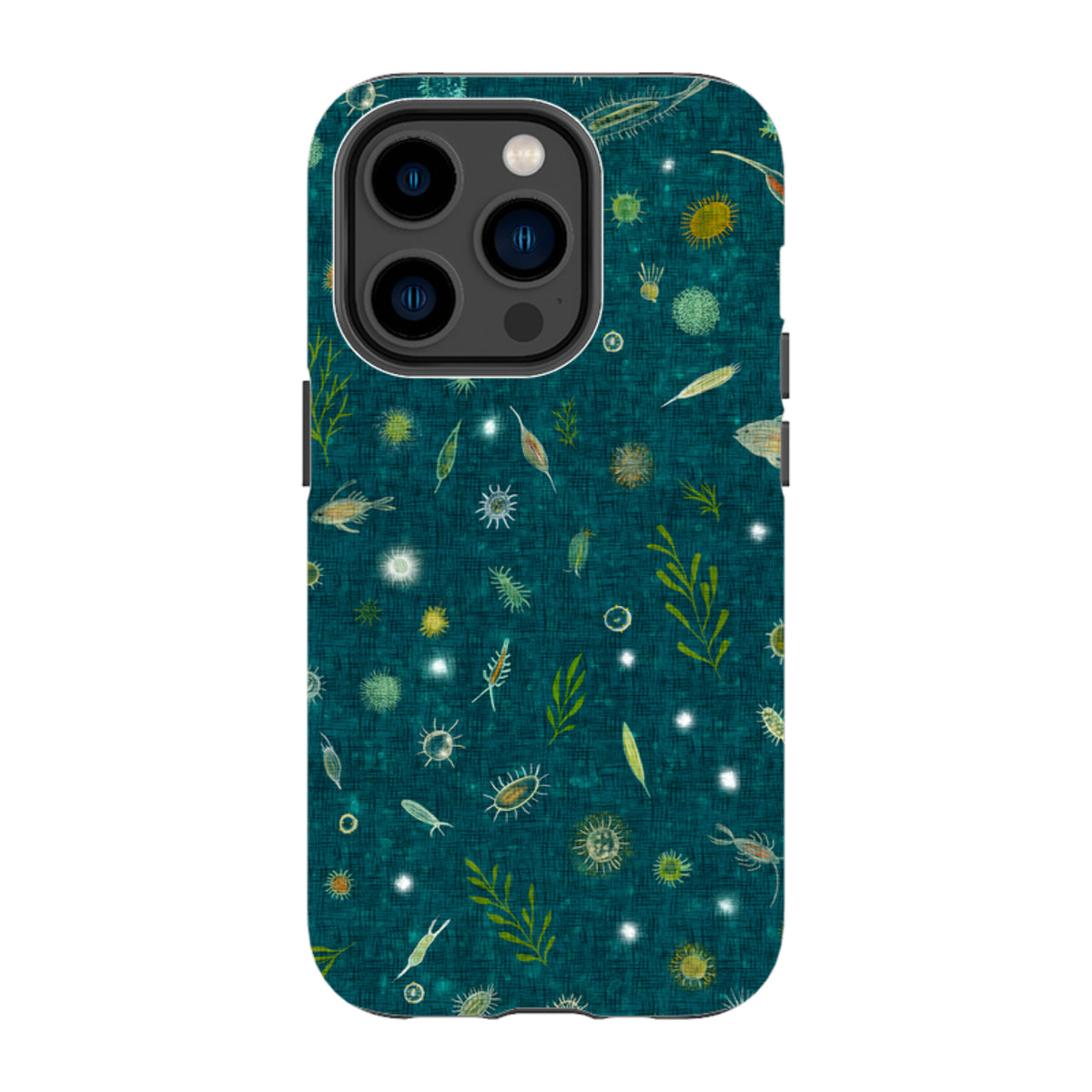 iPhone Tough Case - Plankton - Steel Blue By Katherine Quinn