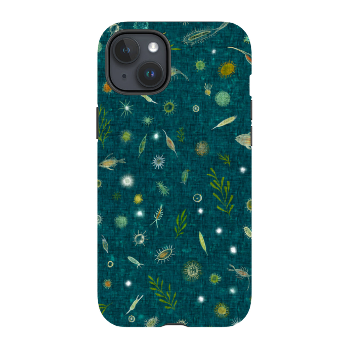 iPhone Tough Case - Plankton - Steel Blue By Katherine Quinn
