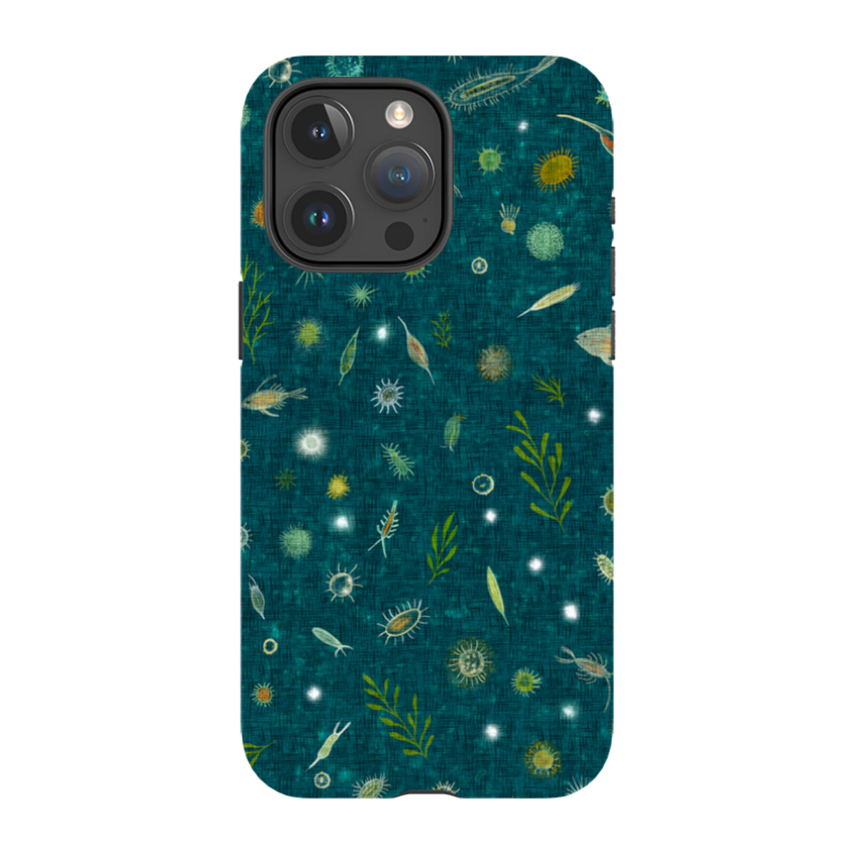 iPhone Tough Case - Plankton - Steel Blue By Katherine Quinn