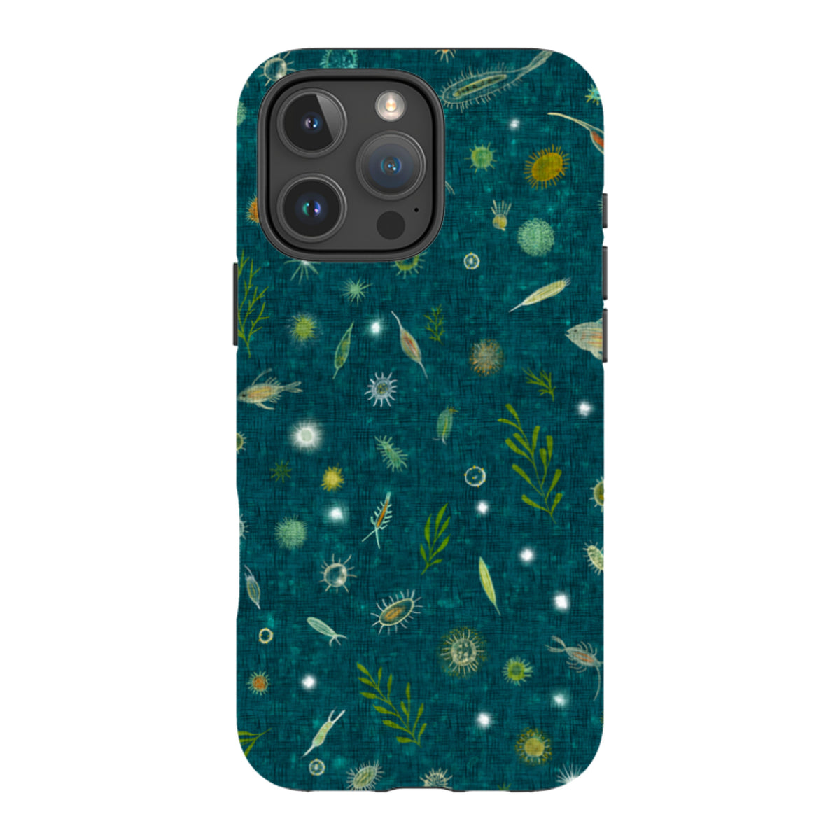 iPhone Tough Case - Plankton - Steel Blue By Katherine Quinn