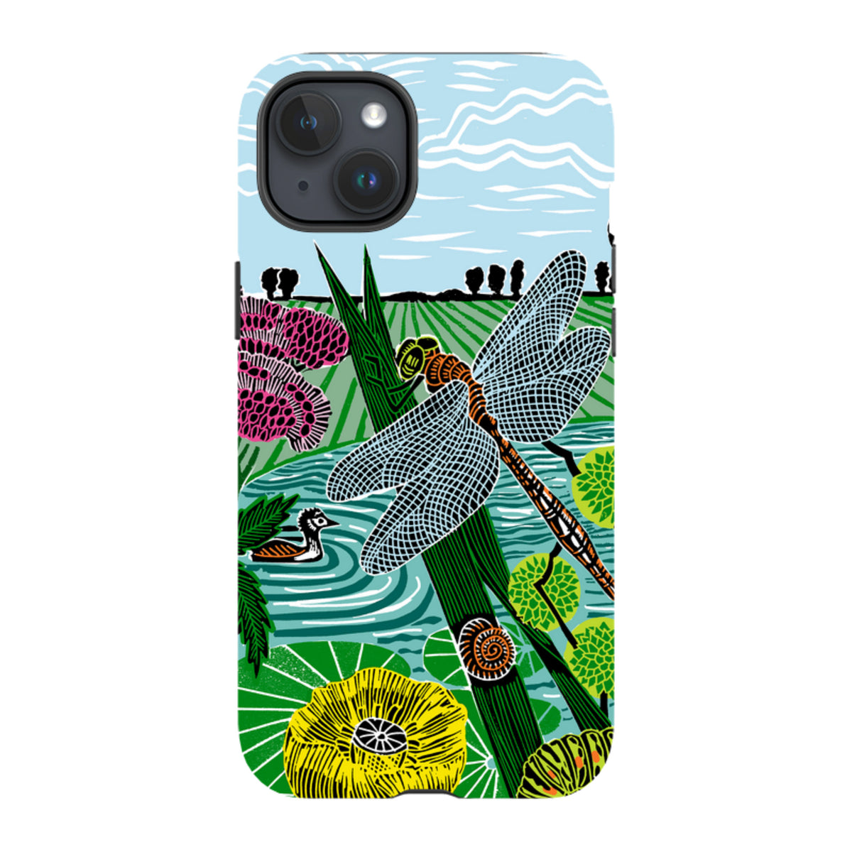iPhone Tough Case - Pond By Kate Heiss