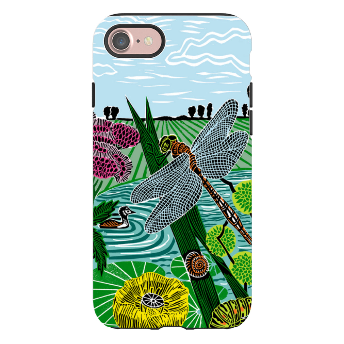 iPhone Tough Case - Pond By Kate Heiss