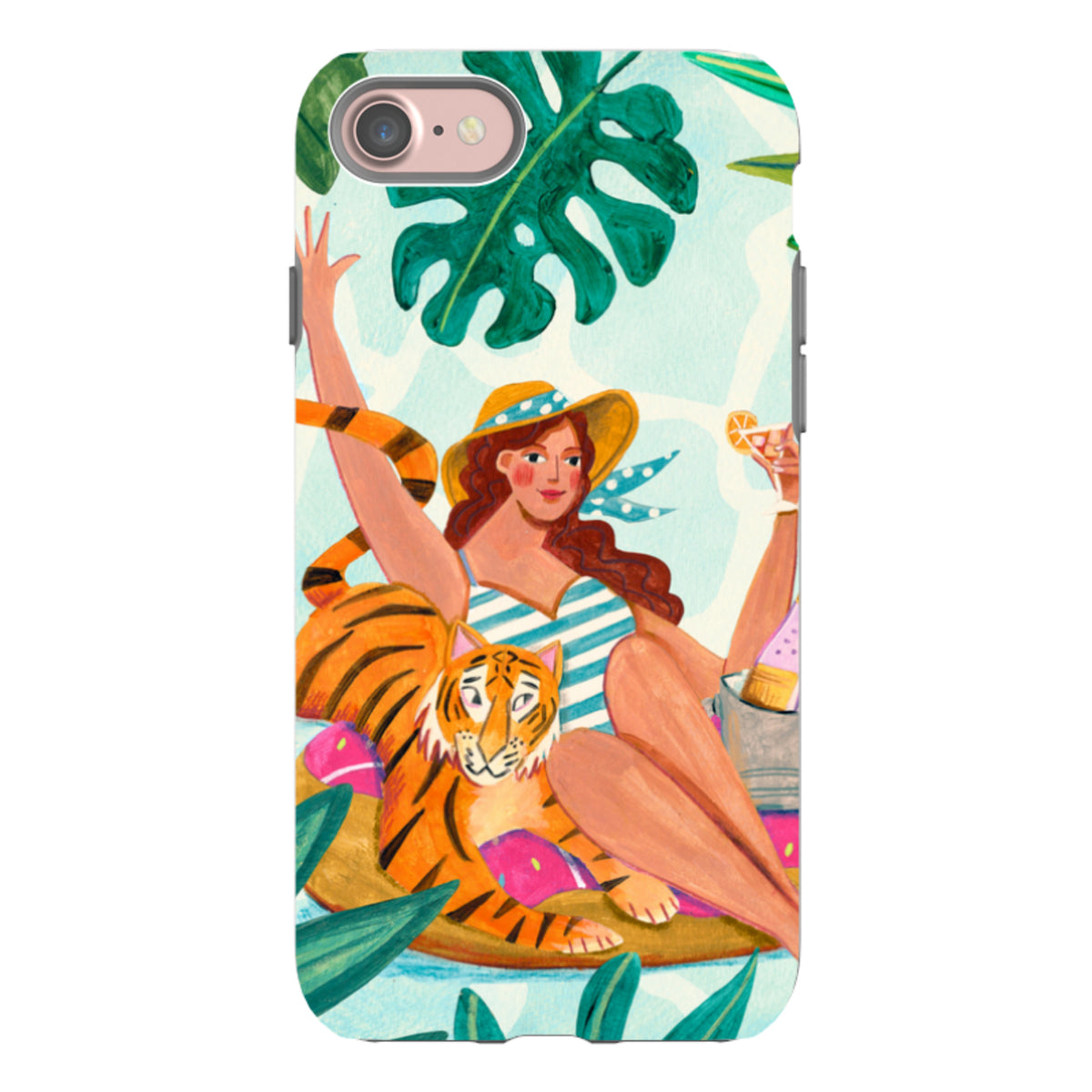 iPhone Tough Case - Pool By Caroline Bonne Muller