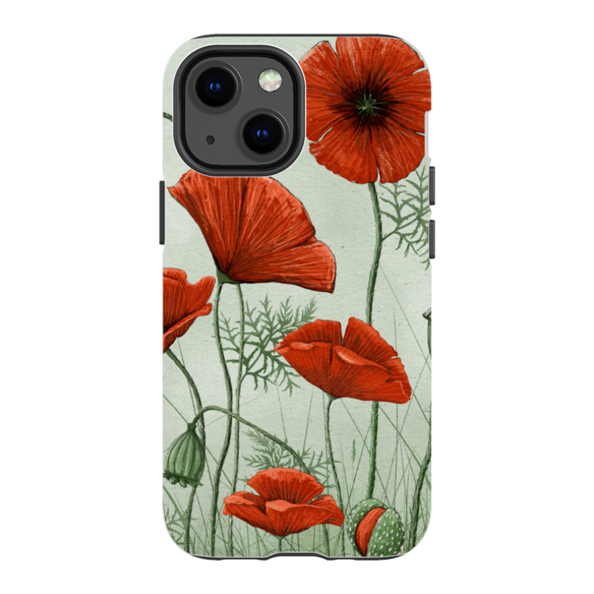 iPhone Tough Case - Poppies By Maja Lindberg