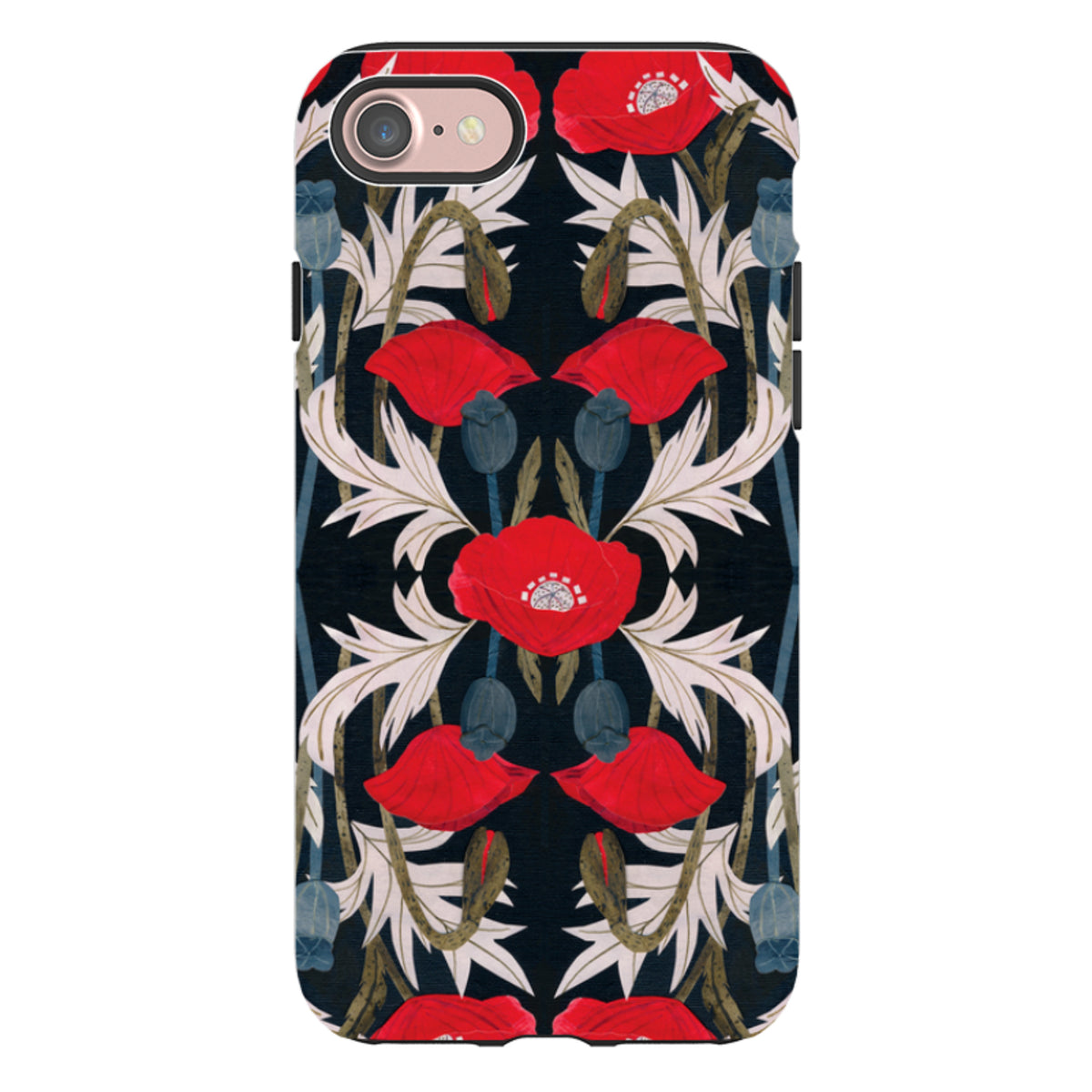 iPhone Tough Case - Poppy By Tracey English