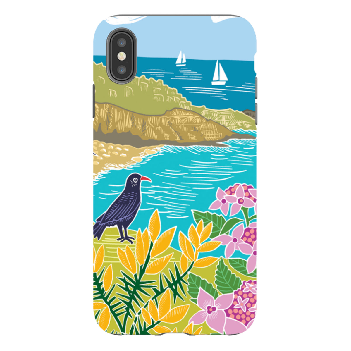 iPhone Tough Case - Porthgwarra Walk By Kate Heiss