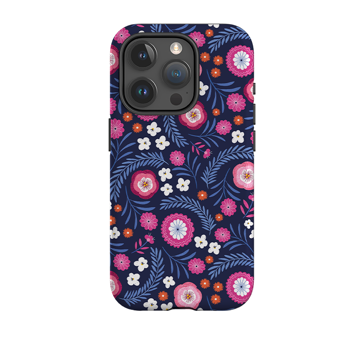 iPhone Tough Case - Posy Garden I By Ali Brookes
