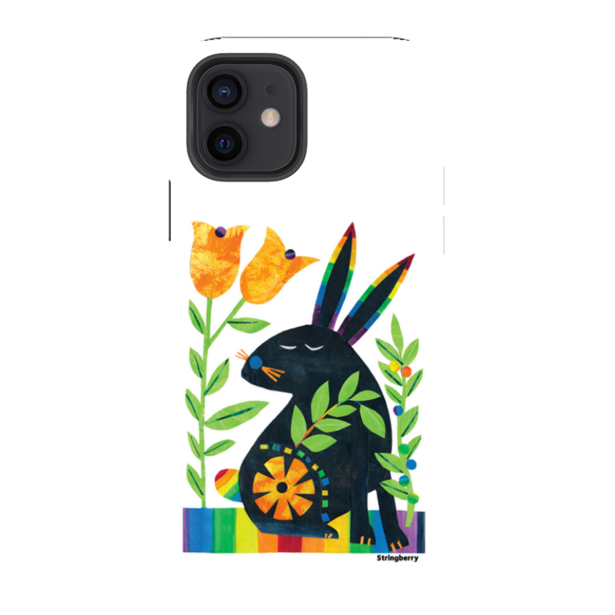 iPhone Tough Case - Pride Rabbit By Tracey English