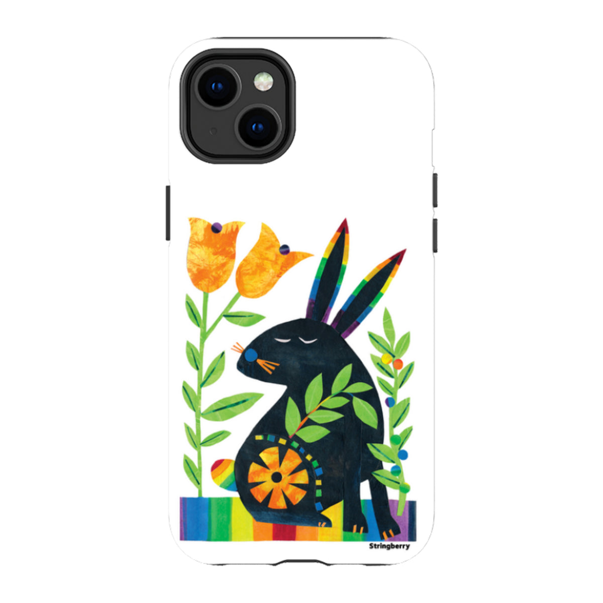 iPhone Tough Case - Pride Rabbit By Tracey English